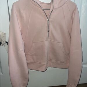lululemon athletica Light Pink Half-Zip Hoodie